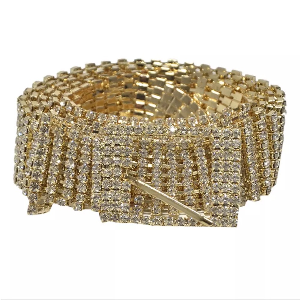 Gold studded belt